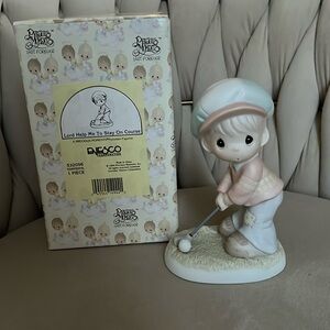 Precious moments porcelain doll 1994 #532096 “Lord Help Me To Stay On Course”